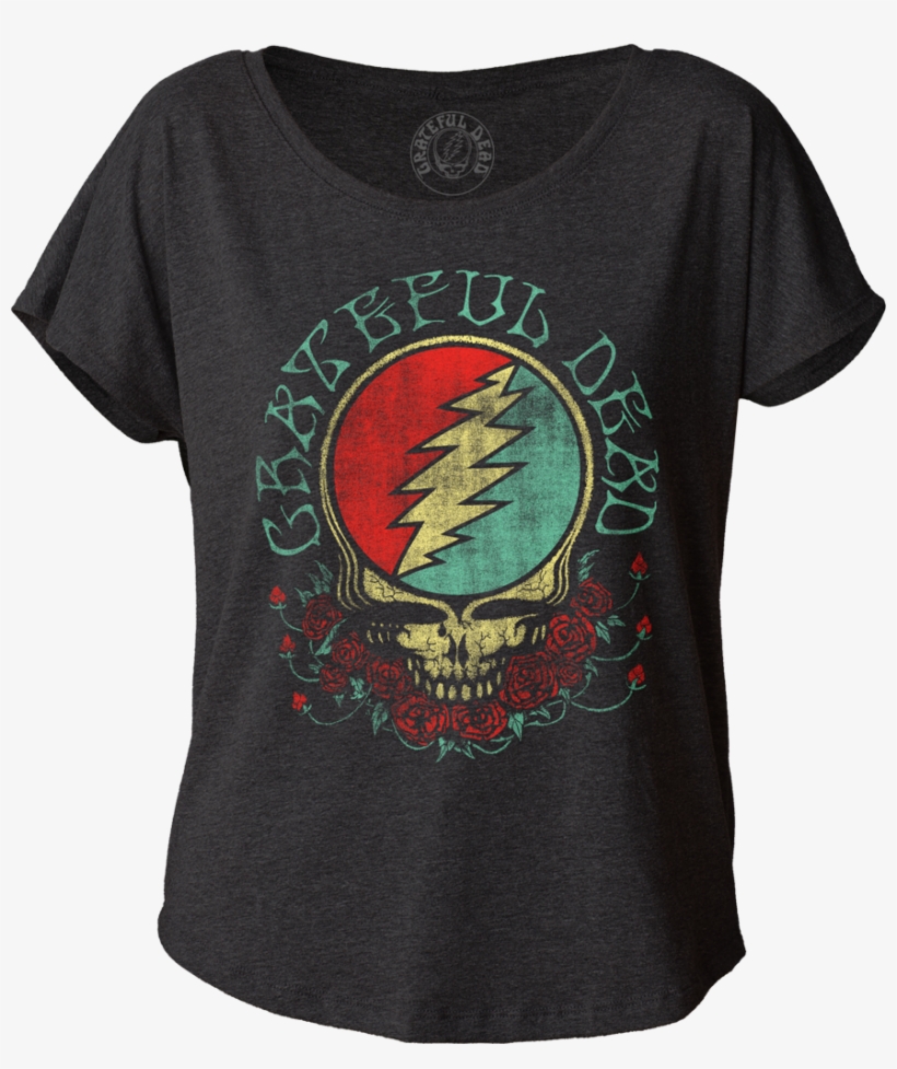 Grateful Dead Dolman Shirt - Grateful Dead - Womens Space Face Dolman, transparent png