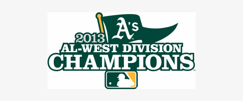 Oakland Athletics 2013 Champion Logo Light Iron-on - Braves Nl East Champs, transparent png