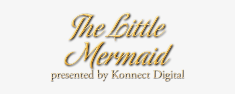 Little Mermaid - Calligraphy, transparent png