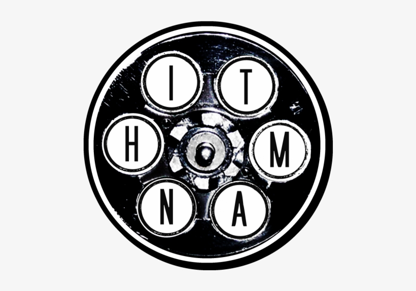 Dpitt Hitman Logo Real Black - Circle, transparent png