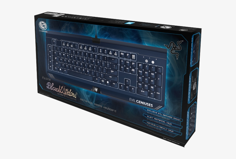 Razer Blackwidow Ultimate Stealth Esports Edition - Teclado Blackwidow Ultimate Stealth Evil Geniuses -, transparent png