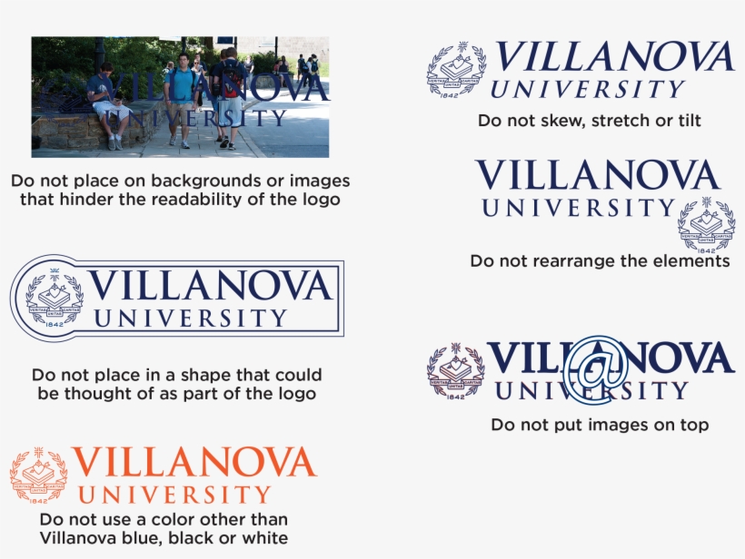 Logo Usage Requirements - Fanatic Group Villanova University Wildcats Sideline, transparent png