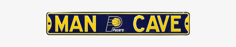 Indiana Pacers “man Cave” Authentic Street Sign - Authentic Street Signs Man Cave Chevy Steel Sign, transparent png