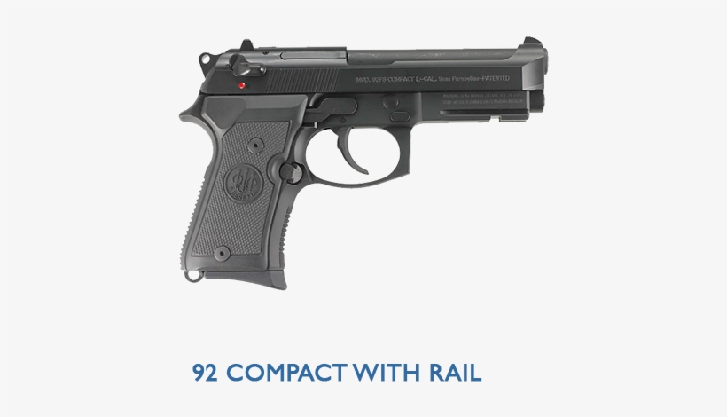 Beretta M9, transparent png