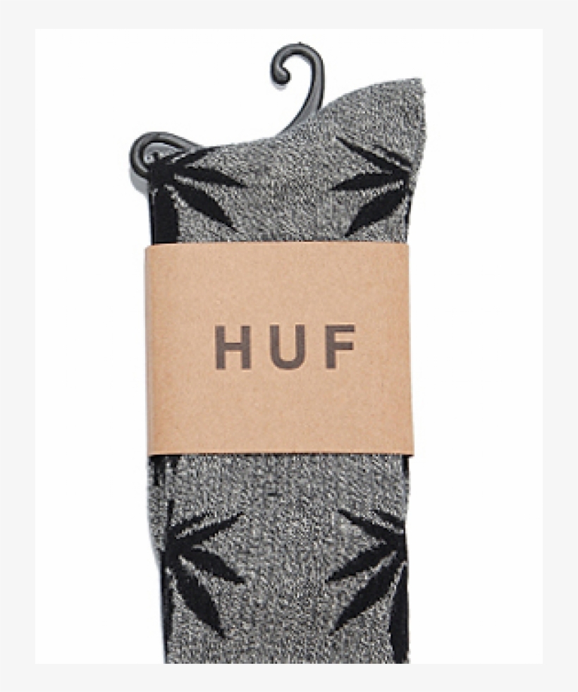 Huf Socks Grey And Black, transparent png