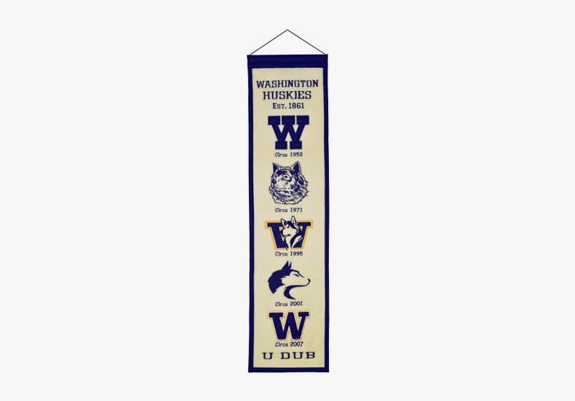 Washington Huskies Heritage Banner, transparent png