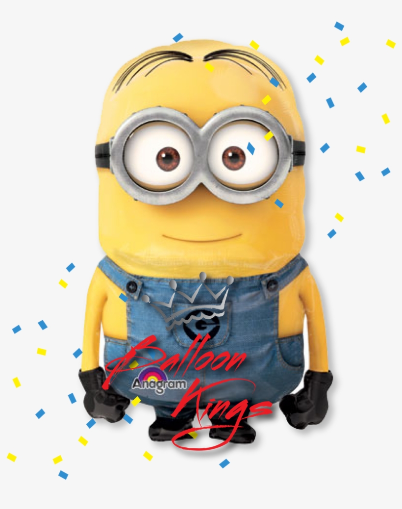 Despicable Me Minion Airwalker - 43" Airwalker Despicable Me Minion Balloon - Mylar, transparent png