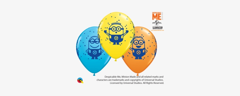 11" Minions Assort 25ct - Qualatex, transparent png