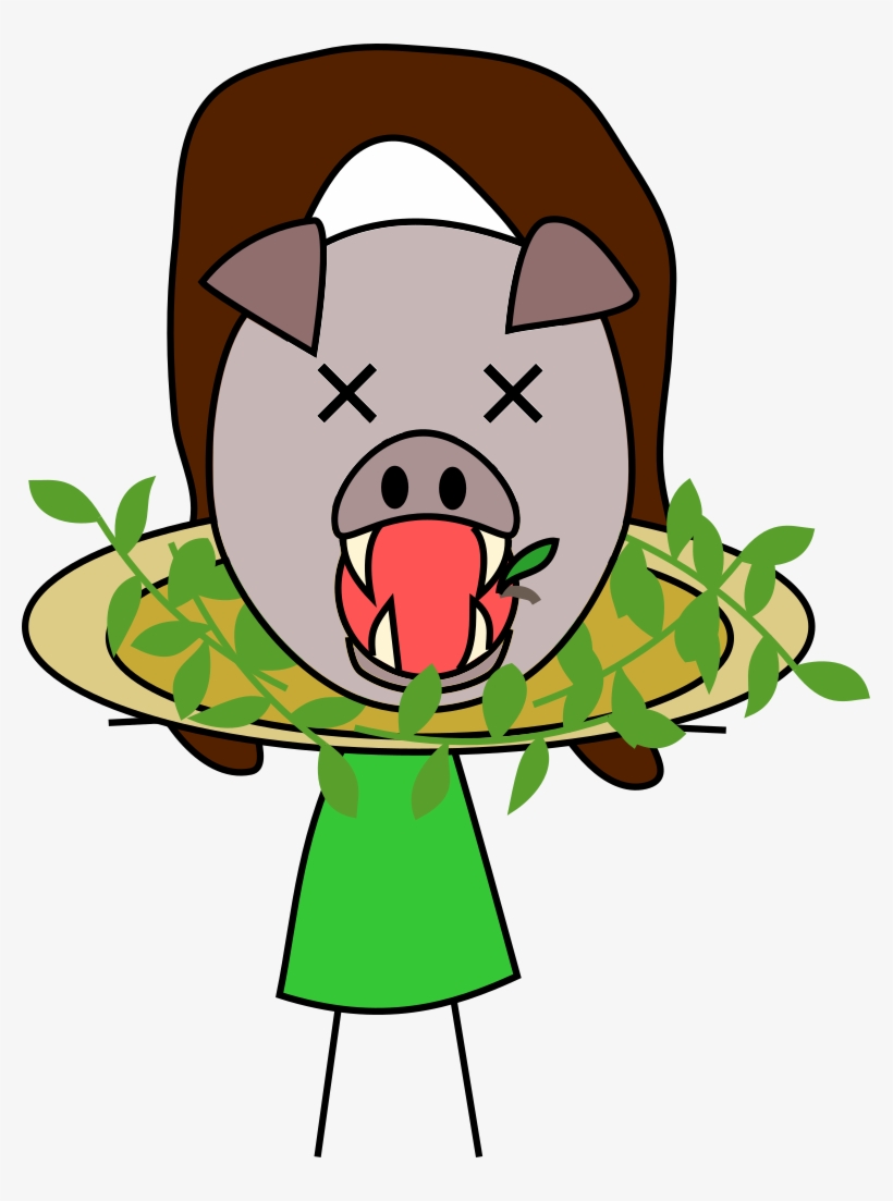 Monica And Boar's Head, transparent png