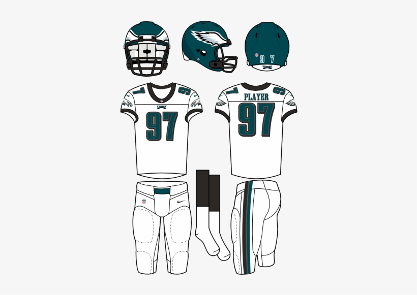 Philadelphia Eagles - New York Jets Home Uniform, transparent png