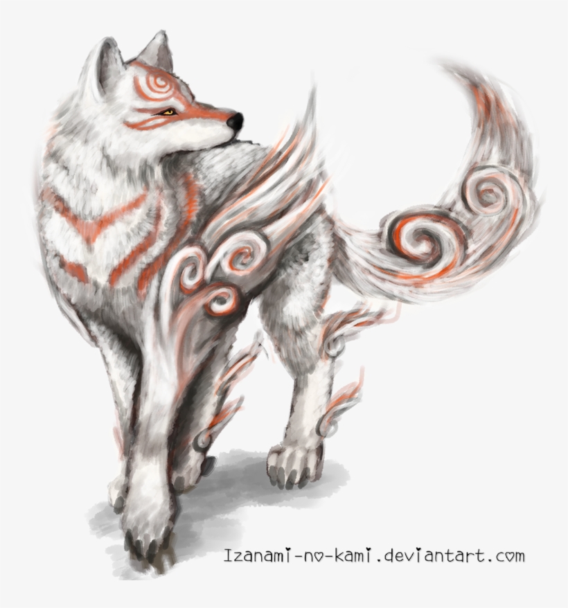 Author Comments - Amaterasu Okami, transparent png
