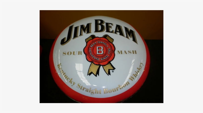 Jim Beam White Label Tin Sign 13 X 16in, transparent png