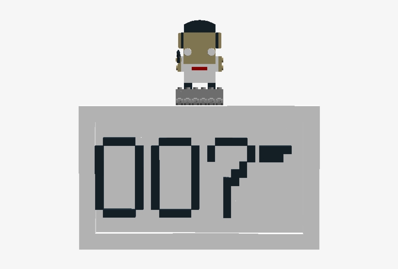 James Bond Figure With - Graphic Design, transparent png