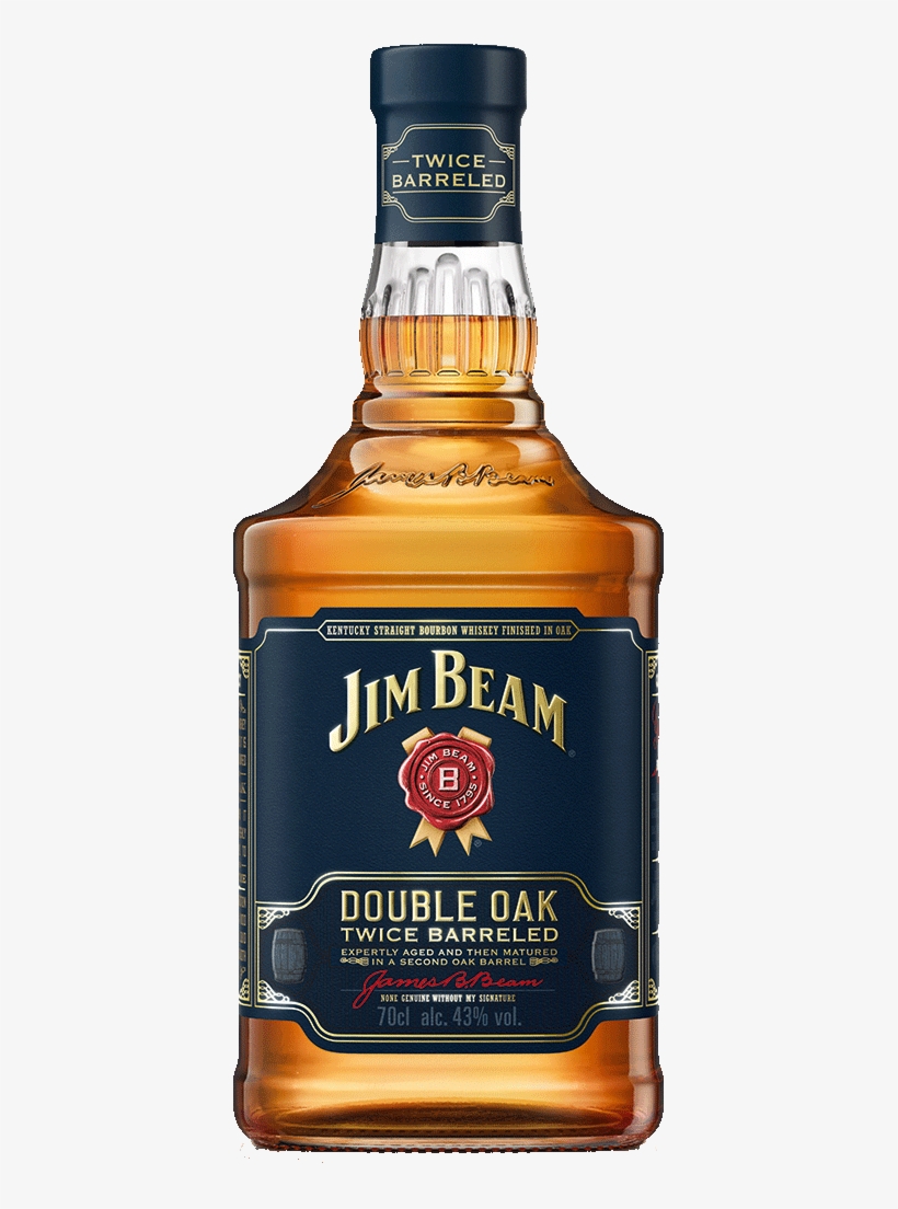Jim Beam Double Oak Bourbon Whiskey - Jim Beam Double Oak, transparent png
