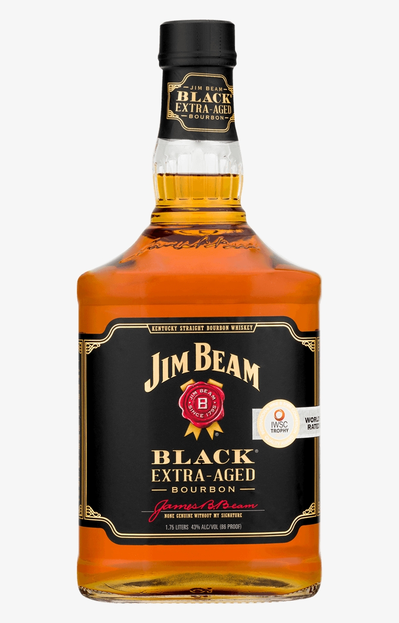 Jim Beam Black - Jim Beam Black 1.75 L, transparent png