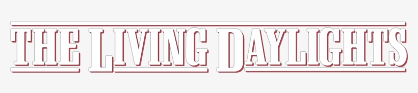 The Living Daylights - Living Daylights Logo, transparent png