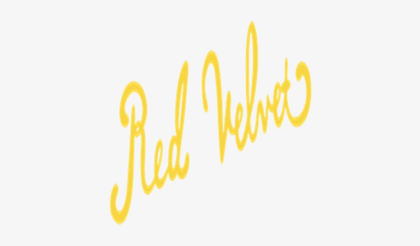 Red Velvet Album Pricelist - Calligraphy, transparent png