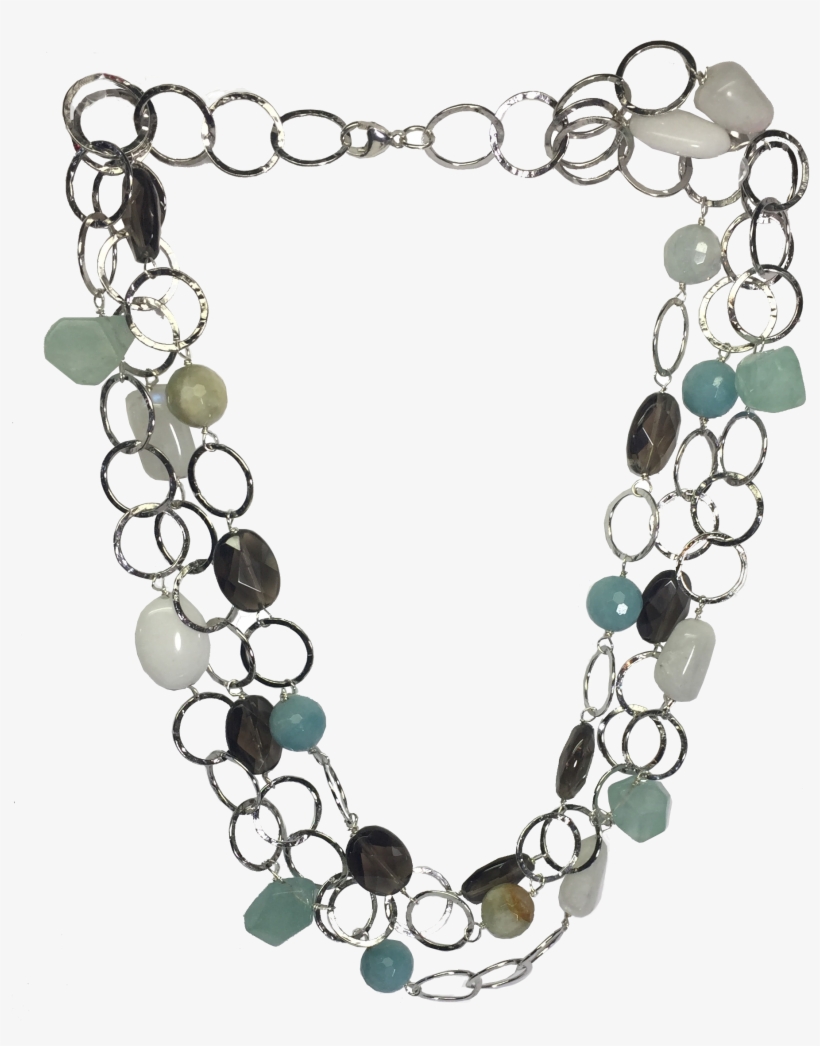 Ocean Spray Multi Strand Necklace - Necklace, transparent png