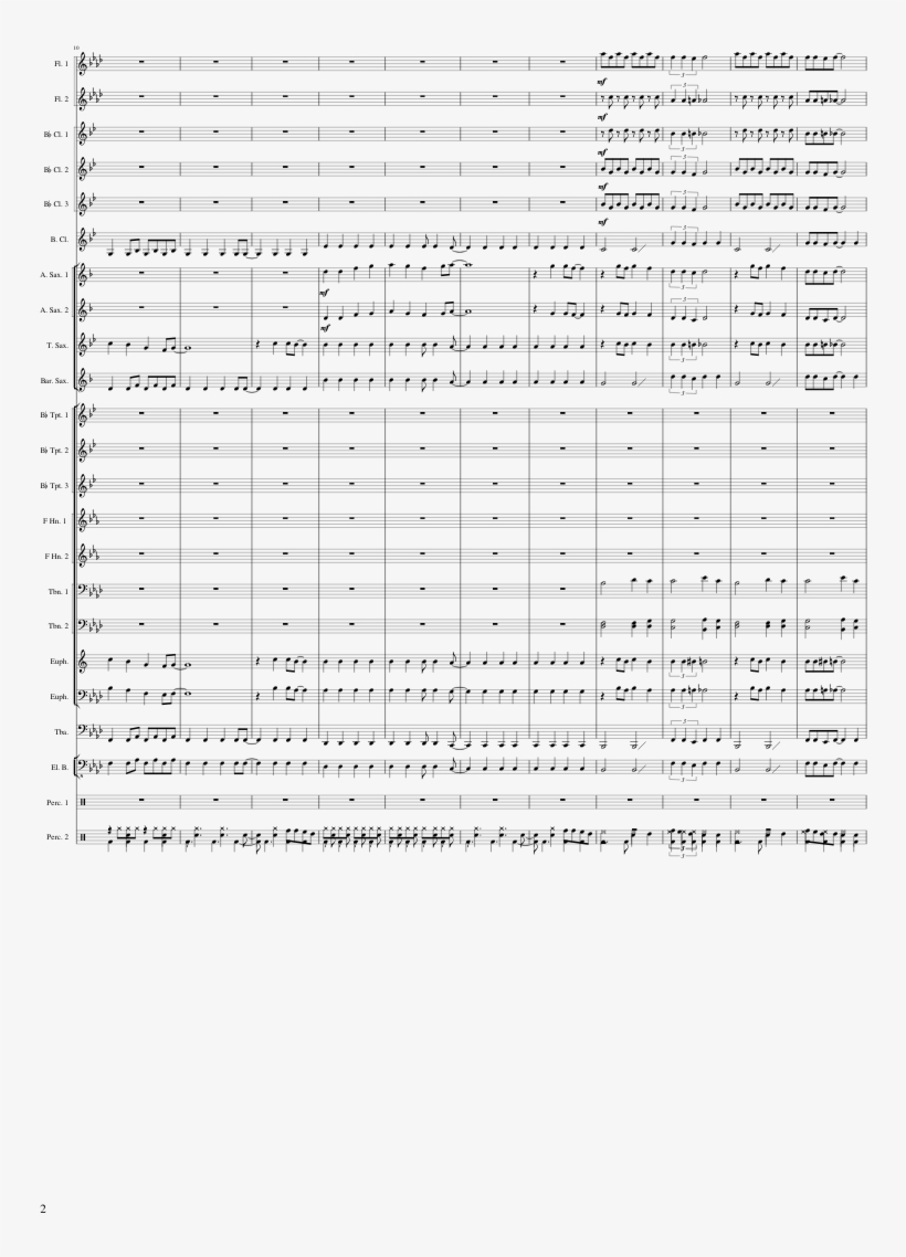 Teen Titans Theme Sheet Music Composed By Arranged - Teen Titans Theme Flute, transparent png