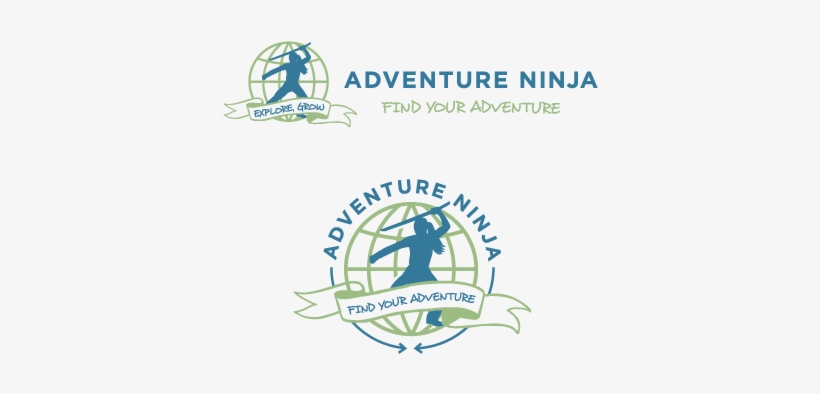 Adventure Ninja Logo - Outdoor Adventure Silhouette, transparent png