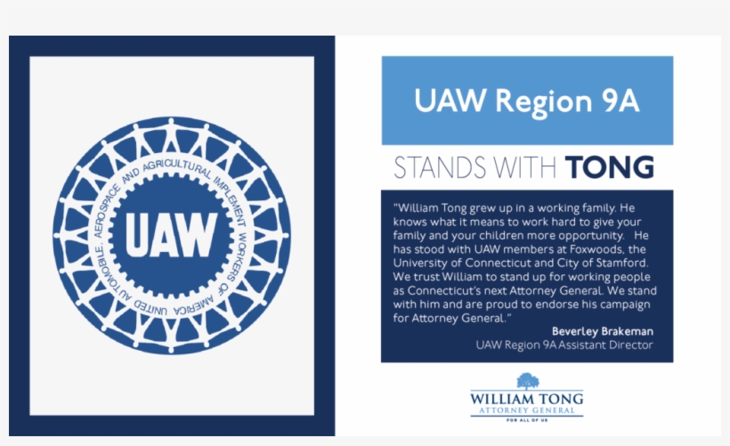 Team Tong Is Growing Every Day As Democratic Leaders - United Automobile Workers, transparent png