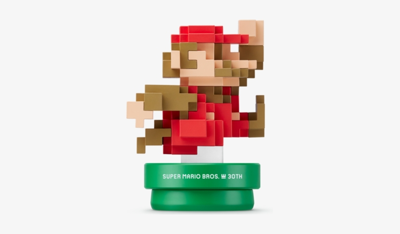 Classic Colors Amiibo Figure - 8 Bit Mario Amiibo Classic, transparent png
