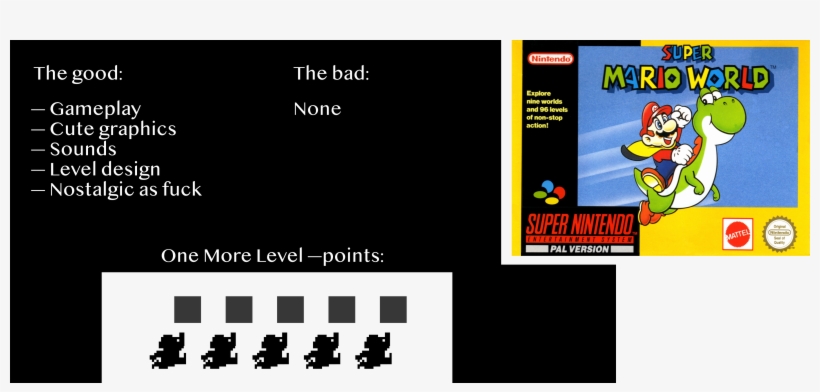 Marioreview - Super Mario World, transparent png
