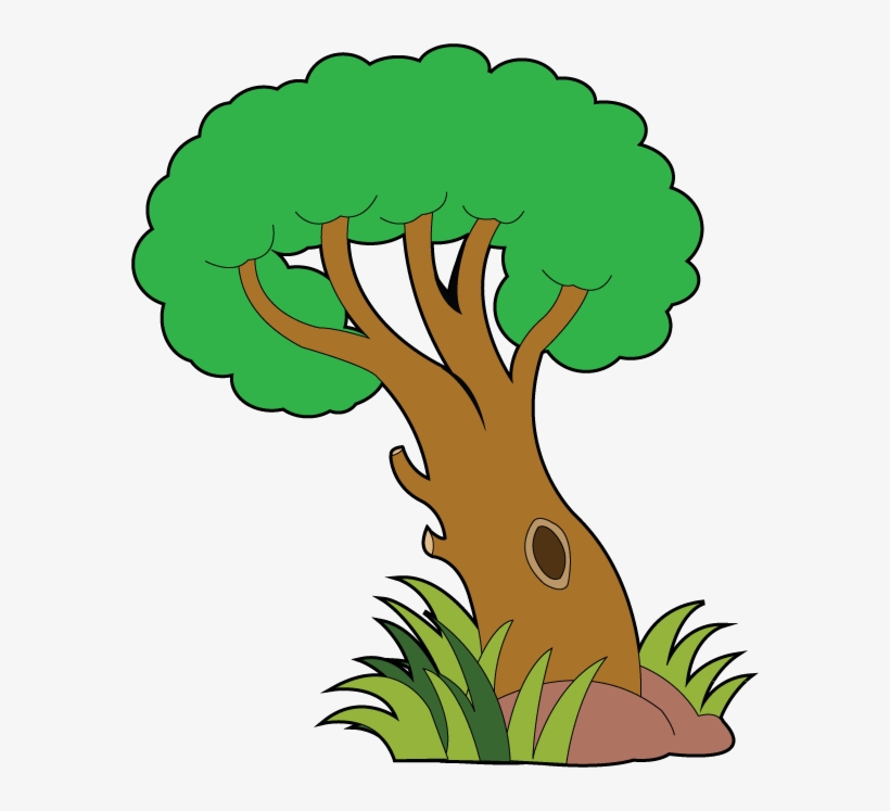 Nature Clipart Kid Png - Trees And Plants Clipart, transparent png