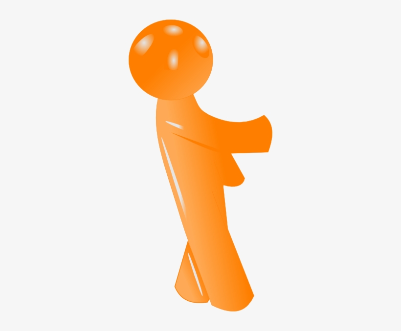 File Wrathful Man Clipart Png Source - Orange Clipart Man, transparent png
