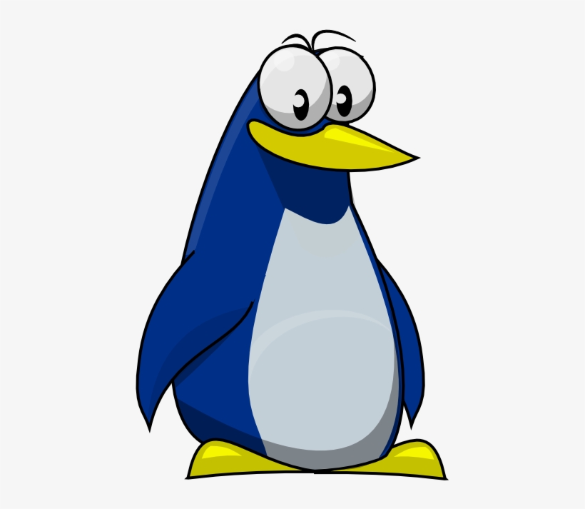 Emperor Penguin Clipart Comic - Blue Penguin Clipart, transparent png