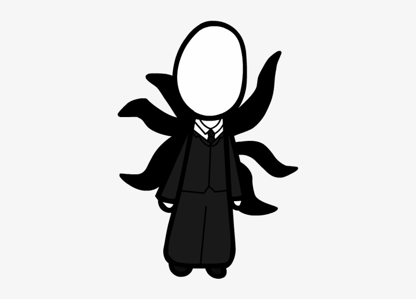 Slenderman Clipart - De Slenderman De Caricatura, transparent png