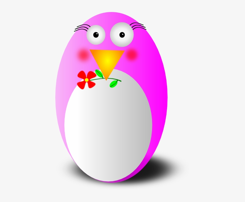 Pink Penguin Svg Clip Arts 450 X 594 Px, transparent png