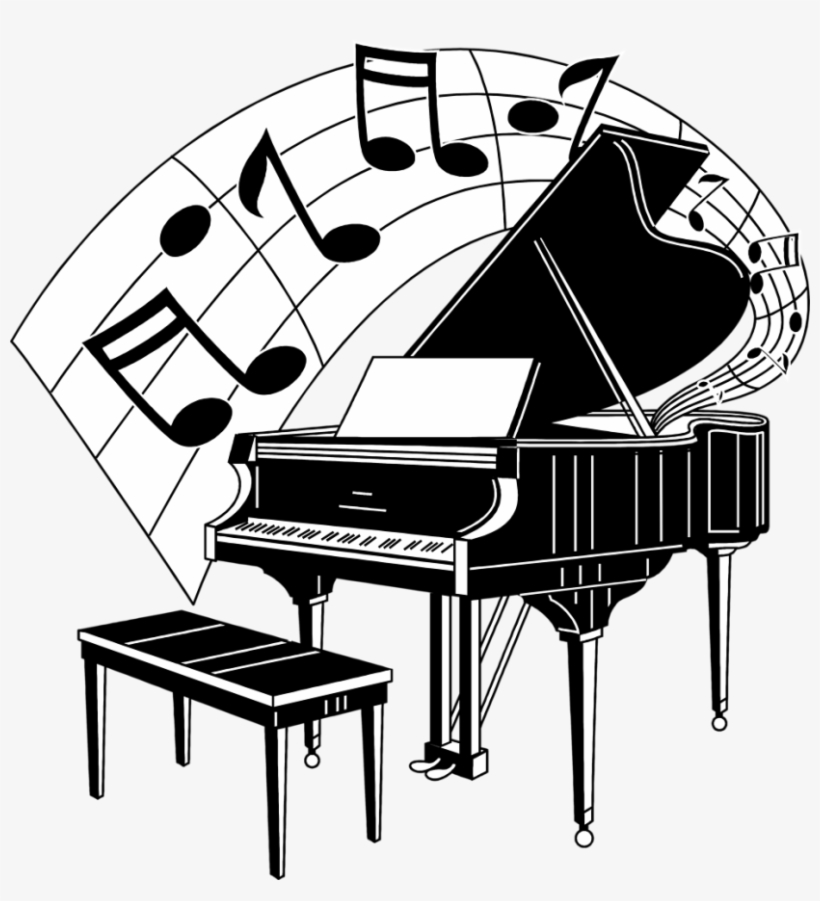 All Images From Collection - Grand Piano Notes Mousepad, transparent png