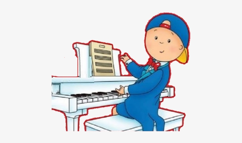 Pin Piano Clipart Transparent - Caillou: My First Piano Book, transparent png
