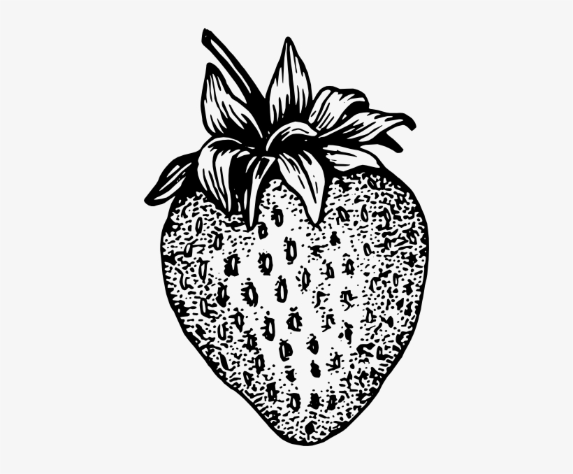Simple Strawberry Svg Clip Arts 408 X 598 Px, transparent png