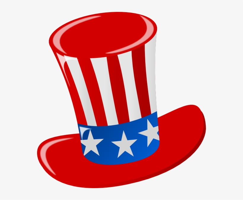 Hat Clip Art At Clker - Uncle Sam Hat Png, transparent png