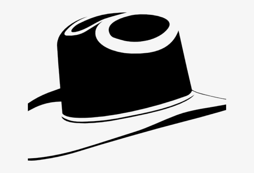 Black Cowboy Hat Clip Art, transparent png