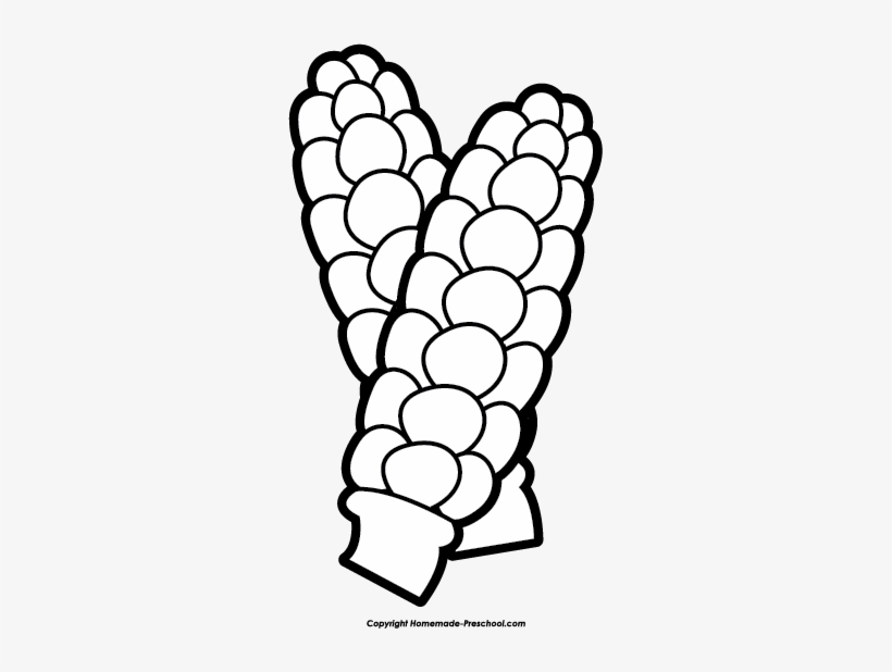 Corn On The Cob Clipart Black And White - Clipart Black And White Cob, transparent png