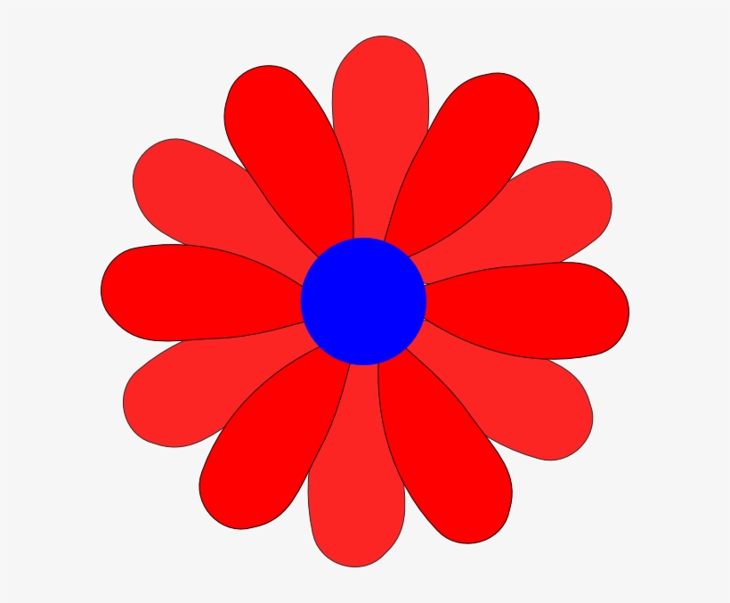 Red Gerbera Daisy Svg Clip Arts 594 X 597 Px, transparent png