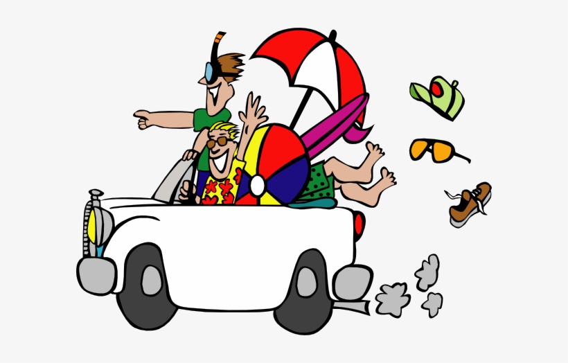 Beach Party Clipart - Vacation Cartoon, transparent png