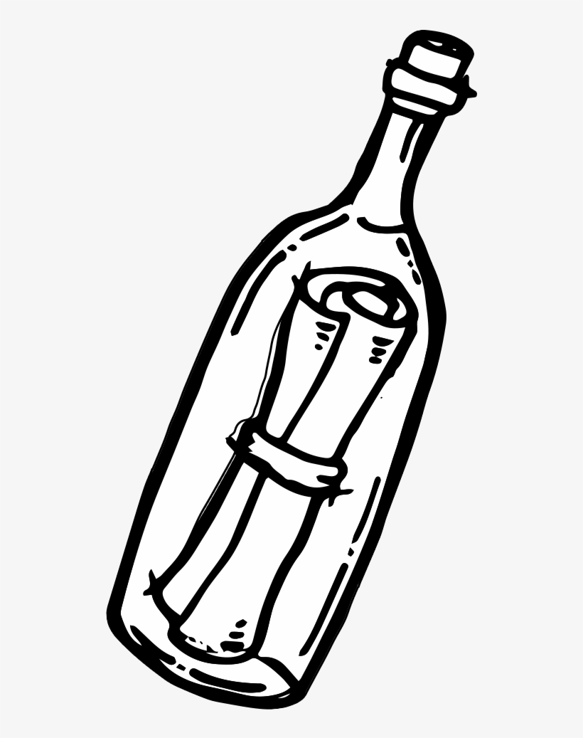 D Glass Of Water Drawing - Line Art, transparent png