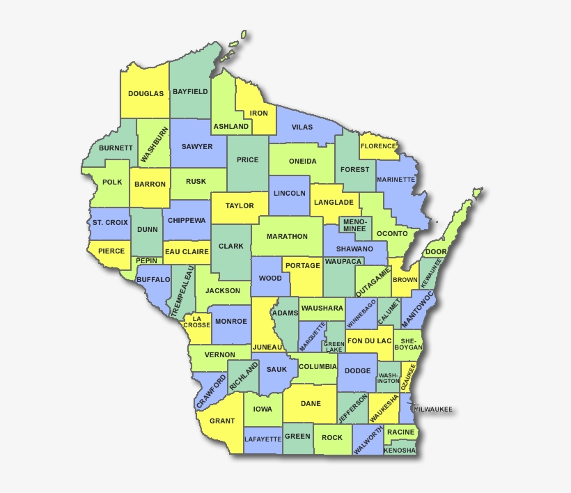 Wisconsin Hot Dog Cart Licensing County State Rules - Wisconsin County Map, transparent png