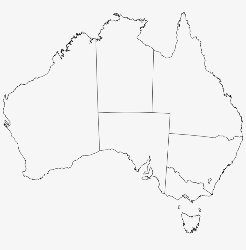 Blank Map Nicholson River Globe Mapa Polityczna - Map Of Australia Outline, transparent png