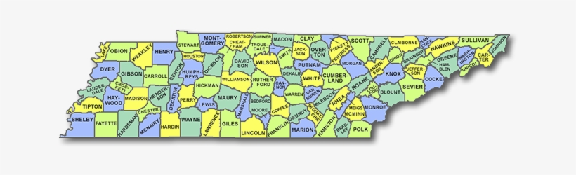 Tennessee Hot Dog Cart Licensing County State Rules - Map Of Tennessee Counties, transparent png