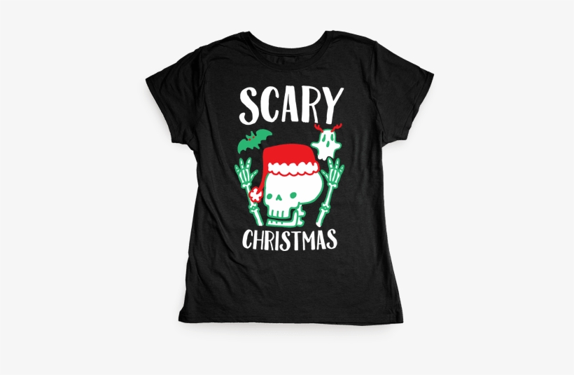 Scary Christmas Womens T-shirt - Rolling Stone Para Camiseta, transparent png