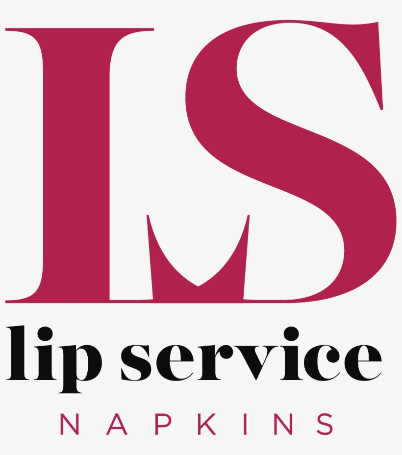 Lip Service Napkins - Graphic Design, transparent png