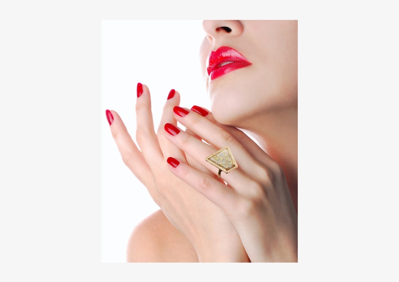 Gold Quartz Diamonds 18k Yellow Gold Ring - Vera Wang Rings Set On Hand, transparent png