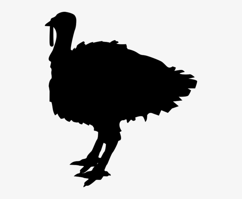 Turkey Clipart Black And White Png, transparent png