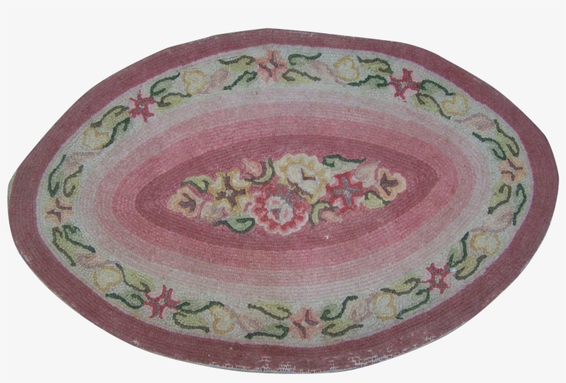 Beautiful Small Oval Hand Hooked Rug Home Decor Accent - Carpet, transparent png