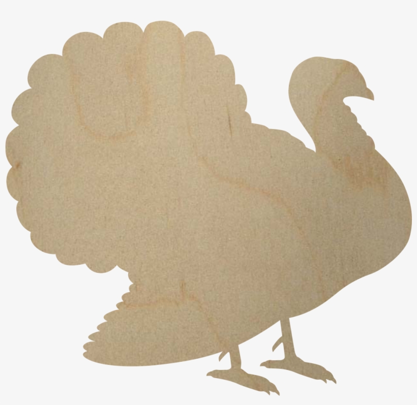 Wooden Turkey Cutout - Domesticated Turkey, transparent png